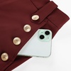 image:imageGRACE KARIN Wide Leg Dress Pants for Women 2026 High Waisted Work Pants Business Casual Buttons Trousers with PocketsBurgundy