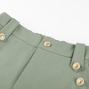image:imageGRACE KARIN Wide Leg Dress Pants for Women 2026 High Waisted Work Pants Business Casual Buttons Trousers with PocketsGrey Green