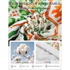 image:imageGRACE KARIN Womens Boho Tops Summer Spring Cotton Floral Blouses Short Sleeve Print Shirts V Neck Beach Vacation Clothes 2026White Green Hexagonal Floral
