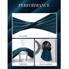 image:imageGRACE KARIN Womens Sleeveless Bodycon Work Office Business Dress  2026 Crew NeckBack ZipperElastic BeltKnee LengthClassic Sheath Outfits Suitable for FunralChurchBusiness CasualTravelDeep Peacock Blue