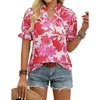 White Red Floral