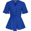 Crinkly Royal Blue