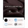image:imageGRACE KARIN 2026 Women Satin Tops Short Sleeve Blouse Mock Neck Work Silk Shirts Business Casual OutfitsCoffee