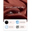 image:imageGRACE KARIN 2026 Women Satin Tops Short Sleeve Blouse Mock Neck Work Silk Shirts Business Casual OutfitsRed Orange