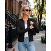 image:imageGRACE KARIN Cardigan for Women Trendy Cable Knit Long Sleeve Button Up Sweaters Lightweight Lapel Collar 2026 Fall ClothesBlack