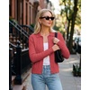 image:imageGRACE KARIN Cardigan for Women Trendy Cable Knit Long Sleeve Button Up Sweaters Lightweight Lapel Collar 2026 Fall ClothesCoral