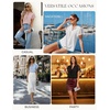 image:imageGRACE KARIN Womens Lace Short Sleeve Tops Summer Dressy Casual Cotton Blouses Flowy V Neck Dress Shirts Trendy Clothing 2026Royal Blue