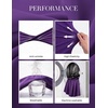 image:imageGRACE KARIN Work Business Midi Flowy Sleeveless Dresses for Women  A LineBeltedCollar NeckKnee Lengthwith Pockets ZipperBusiness CausalOfficeChurchFuneralCocktailWeddingProfessionalGrape Purple