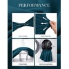 image:imageGRACE KARIN Work Business Midi Flowy Sleeveless Dresses for Women  A LineBeltedCollar NeckKnee Lengthwith Pockets ZipperBusiness CausalOfficeChurchFuneralCocktailWeddingProfessionalDeep Peacock Blue