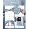 image:imageGRACE KARIN Work Business Midi Flowy Sleeveless Dresses for Women  A LineBeltedCollar NeckKnee Lengthwith Pockets ZipperBusiness CausalOfficeChurchFuneralCocktailWeddingProfessionalLight Blue