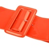 image:imageGRACE KARIN Womens Stretchy Belt 3 Inch Wide Elastic Belts  Stretch Waist Belt for Dress Cute Belts for Women Dresses Wide Elastic Adjustable Vintage for Casual Party for CosplayOrange