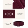 image:imageGRACE KARIN Womens Stretchy Belt 3 Inch Wide Elastic Belts  Stretch Waist Belt for Dress Cute Belts for Women Dresses Wide Elastic Adjustable Vintage for Casual Party for CosplayWine Red