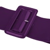 image:imageGRACE KARIN Womens Stretchy Belt 3 Inch Wide Elastic Belts  Stretch Waist Belt for Dress Cute Belts for Women Dresses Wide Elastic Adjustable Vintage for Casual Party for CosplayDark Purple