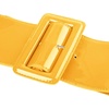 image:imageGRACE KARIN Womens Stretchy Belt 3 Inch Wide Elastic Belts  Stretch Waist Belt for Dress Cute Belts for Women Dresses Wide Elastic Adjustable Vintage for Casual Party for CosplayYellow