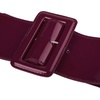image:imageGRACE KARIN Womens Stretchy Belt 3 Inch Wide Elastic Belts  Stretch Waist Belt for Dress Cute Belts for Women Dresses Wide Elastic Adjustable Vintage for Casual Party for CosplayWine Red