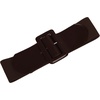 image:imageGRACE KARIN Womens Stretchy Belt 3 Inch Wide Elastic Belts  Stretch Waist Belt for Dress Cute Belts for Women Dresses Wide Elastic Adjustable Vintage for Casual Party for CosplayDark Brown