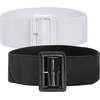 image:imageGRACE KARIN Womens Stretchy Belt 3 Inch Wide Elastic Belts  Stretch Waist Belt for Dress Cute Belts for Women Dresses Wide Elastic Adjustable Vintage for Casual Party for CosplayBlackwhite