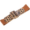 image:imageGRACE KARIN Womens Stretchy Belt 3 Inch Wide Elastic Belts  Stretch Waist Belt for Dress Cute Belts for Women Dresses Wide Elastic Adjustable Vintage for Casual Party for CosplayLeopard