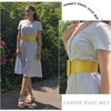 image:imageGRACE KARIN Womens Stretchy Belt 3 Inch Wide Elastic Belts  Stretch Waist Belt for Dress Cute Belts for Women Dresses Wide Elastic Adjustable Vintage for Casual Party for CosplayYellow