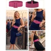 image:imageGRACE KARIN Womens Stretchy Belt 3 Inch Wide Elastic Belts  Stretch Waist Belt for Dress Cute Belts for Women Dresses Wide Elastic Adjustable Vintage for Casual Party for CosplayRose