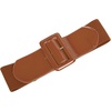 image:imageGRACE KARIN Womens Stretchy Belt 3 Inch Wide Elastic Belts  Stretch Waist Belt for Dress Cute Belts for Women Dresses Wide Elastic Adjustable Vintage for Casual Party for CosplayBlackbrown