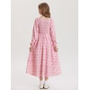 image:imageGRACE KARIN Girls Fall Dresses Long Sleeve Maxi Floral Winter Dress 714Y  Kids Square Neck Ruffle Hem Casual Holiday Party Outfit ALine Twirl Swing Long Dress for Birthday Photoshoot Wedding ChurchPink Ditsy Floral