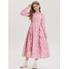 image:imageGRACE KARIN Girls Fall Dresses Long Sleeve Maxi Floral Winter Dress 714Y  Kids Square Neck Ruffle Hem Casual Holiday Party Outfit ALine Twirl Swing Long Dress for Birthday Photoshoot Wedding ChurchPink Ditsy Floral