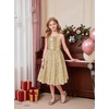 image:imageGRACE KARIN Girls Sequin Dress Halter Tie Back Tween Party Fancy Gown 714  Sparkle ALine Sleeveless Prom Birthday Wedding Graduation Flower Girl Pageant Dance Formal Homecoming Princess Party OutfitGold Sequin