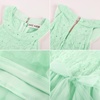 image:imageGRACE KARIN Flower Girl Dress Kids Wedding Guest Birthday Party Formal Lace Tulle Princess High Low Dresses 510YLight Green