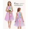 image:imageGRACE KARIN Girls Sequin Tulle Halter Dress Party Formal GownOmber
