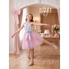 image:imageGRACE KARIN Girls Sequin Tulle Halter Dress Party Formal GownOmber