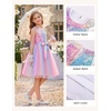 image:imageGRACE KARIN Girls Sequin Tulle Halter Dress Party Formal GownOmber