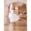 image:imageGRACE KARIN Girls Sequin Tulle Halter Dress Party Formal GownWhite Silver