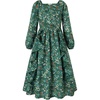Dark Green Floral