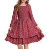 Wine Red Floral
