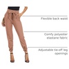 image:imageGRACE KARIN Womens Casual High Waist Pencil Pants Paper Bag Pants for WorkApricot