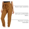 image:imageGRACE KARIN Womens Casual High Waist Pencil Pants Paper Bag Pants for WorkCopper