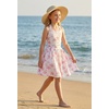 image:imageGrace Karin Girls Floral Summer Spring Halter Tie Back Dresses Size 716Pink
