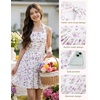 image:imageGrace Karin Girls Floral Summer Spring Halter Tie Back Dresses Size 716Purple