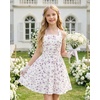 image:imageGrace Karin Girls Floral Summer Spring Halter Tie Back Dresses Size 716Purple