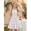 image:imageGrace Karin Girls Floral Summer Spring Halter Tie Back Dresses Size 716Purple Roses