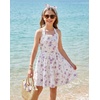 image:imageGrace Karin Girls Floral Summer Spring Halter Tie Back Dresses Size 716Purple Roses