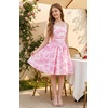 image:imageGrace Karin Girls Floral Summer Spring Halter Tie Back Dresses Size 716Rose Red Leaves