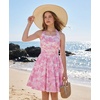 image:imageGrace Karin Girls Floral Summer Spring Halter Tie Back Dresses Size 716Rose Red Leaves