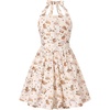 Orange Brown Floral