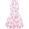 image:imageGrace Karin Girls Floral Summer Spring Halter Tie Back Dresses Size 716Rose Red