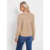 image:imageGRACE KARIN Long Sleeve V Neck Sweaters for Women Lightweight Knitted Tops Fall Fashion Clothing Business Casual OutfitsHeather Khaki
