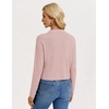 image:imageGRACE KARIN Womens Cropped Sweater Blazer Lightweight Cardigans Dressy Bolero Shrug Blazers for Women Business CasualDusty Pink
