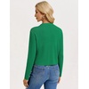image:imageGRACE KARIN Womens Cropped Sweater Blazer Lightweight Cardigans Dressy Bolero Shrug Blazers for Women Business CasualGreen