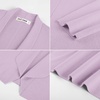 image:imageGRACE KARIN Womens Cropped Sweater Blazer Lightweight Cardigans Dressy Bolero Shrug Blazers for Women Business CasualLight Lilac Purple
